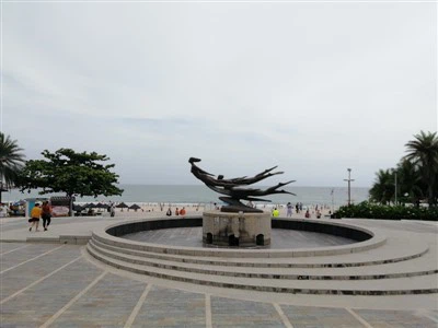 آؤٹ ڈور کانسی کا چشمہ مجسمہ